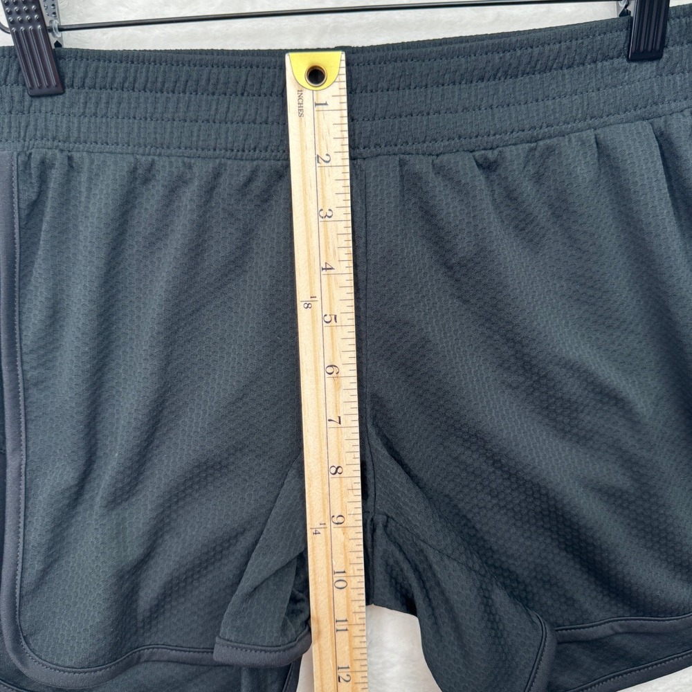 Champion Athletic Shorts Womens Small Black Mesh Dolphin Hem Running Sporty - Picture 4 of 10